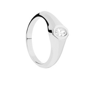 PDPAOLA Výrazný stříbrný prsten Karry Essentials AN02-A03 52 mm