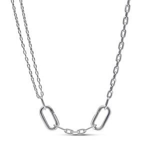 Pandora Módní stříbrný náhrdelník na přívěsky Me 392303C00-45