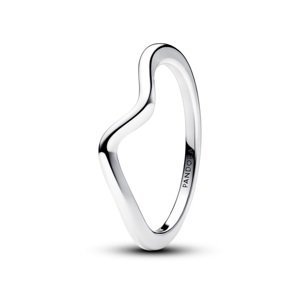 Pandora Vlnitý stříbrný prsten Timeless 193095C00 54 mm