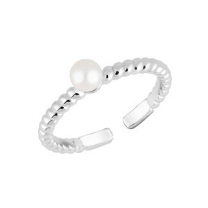Preciosa Originální stříbrný prsten s říční perlou Pearl Passion 6158 01 56 mm