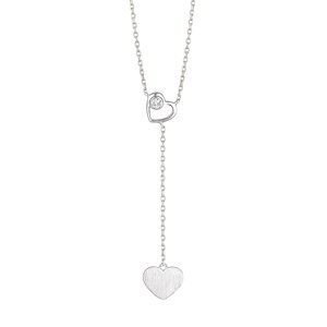 Preciosa Něžný náhrdelník se srdíčky Pearl Passion 5382 00