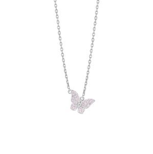Preciosa Půvabný stříbrný náhrdelník s kubickými zirkony Candy Floss 5400 69