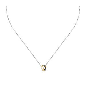 Trussardi Ocelový bicolor náhrdelník T-Logo TJAXC67 (řetízek, přívěsek)