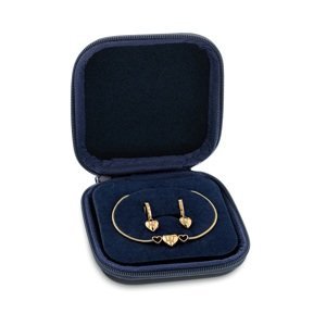 Tommy Hilfiger Originální set pozlacených šperků se srdíčky Minimal Hearts 2770176