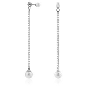 Troli Elegantní dlouhé náušnice s perlami