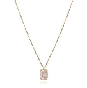 Viceroy Pozlacený náhrdelník s čirými zirkony Elegant 13178C100-30