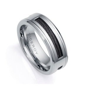 Viceroy Stylový prsten z oceli Magnum 14066A02 64 mm