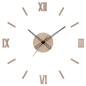 Prim Dřevěné designové hodiny světle hnědé PRIM Remus E07P.4337.51