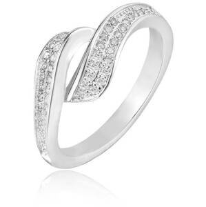 Beneto Stříbrný prsten s krystaly AGG209 54 mm