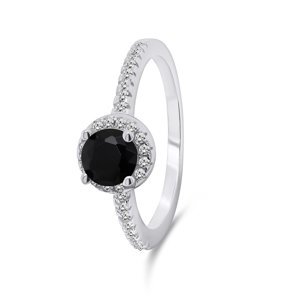 Brilio Silver Okouzlující stříbrný prsten se zirkony RI054WBC 58 mm