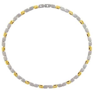 Boccia Titanium Luxusní titanový bicolor náhrdelník 08003-02