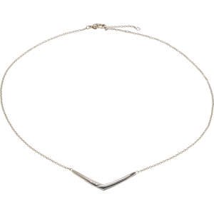 Boccia Titanium Luxusní titanový náhrdelník s diamanty 08046-03
