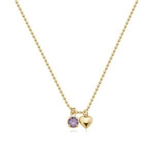 Brosway Nádherný pozlacený náhrdelník Desideri BEIN011