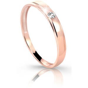 Cutie Diamonds Prsten z růžového zlata s briliantem DZ6707-1617-00-X-4 52 mm