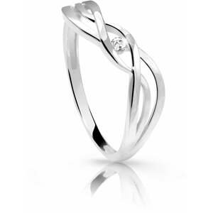 Cutie Diamonds Jemný prsten z bílého zlata s briliantem DZ6712-1843-00-X-2 53 mm