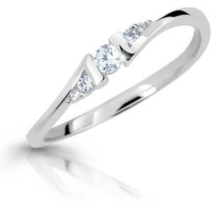 Cutie Diamonds Půvabný prsten z bílého zlata s brilianty DZ6720-3054-00-X-2 48 mm