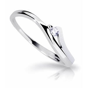 Cutie Diamonds Půvabný prsten z bílého zlata s briliantem DZ6818-1718-00-X-2 50 mm