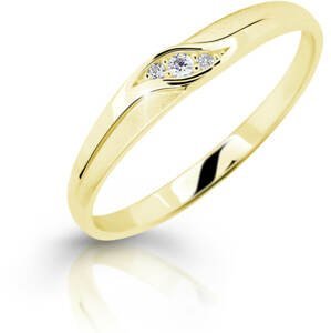 Cutie Jewellery Něžný zásnubní prsten ze žlutého zlata Z6815–2844-10-X-1 60 mm