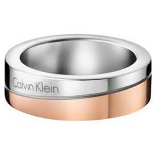 Calvin Klein Bicolor prsten Hook Thin KJ06PR20010 50 mm