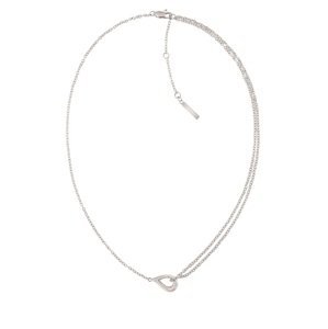 Calvin Klein Elegantní ocelový náhrdelník Sculptured Drops 35000080