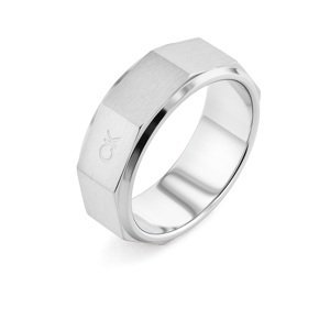 Calvin Klein Ocelový prsten pro muže Latch 35000316 62 mm