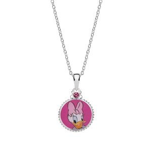 Disney Půvabný stříbrný náhrdelník Daisy Duck CS00026SRPL-P (řetízek, přívěsek)