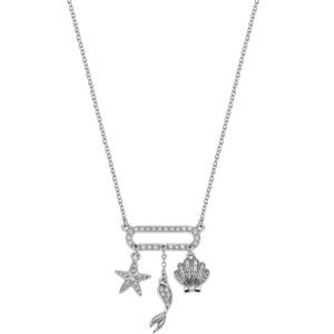 Disney Stříbrný náhrdelník Malá mořská víla NS00053SZWL-157.CS