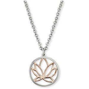 Engelsrufer Stříbrný náhrdelník s lotosovým květem ERN-LILLOTUS