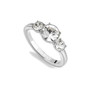 Guess Elegantní ocelový prsten se zirkony JUBR03178JWRH 54 mm