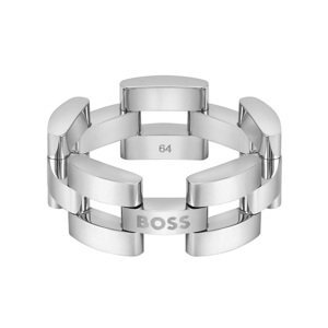 Hugo Boss Nadčasový pánský ocelový prsten Sway 1580551 66 mm