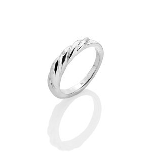 Hot Diamonds Nadčasový stříbrný prsten s diamantem Most Loved DR238 52 mm