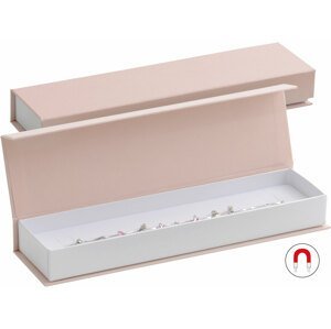 JK Box Pudrově růžová dárková krabička na náramek VG-9/A5/A1