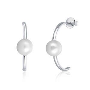 JwL Luxury Pearls Stříbrné náušnice s pravými perlami JL0617