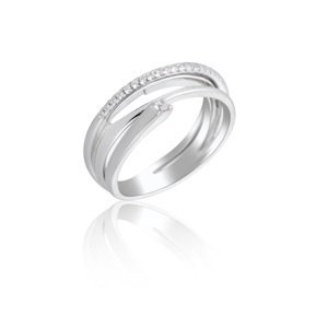 JVD Elegantní stříbrný prsten se zirkony SVLR0391XH2BI 56 mm
