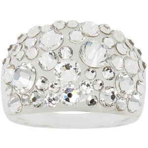 Levien Třpytivý prsten s krystaly Bubble Crystal 50 mm