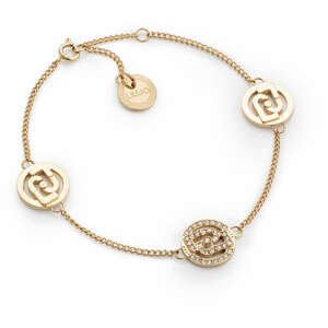 Liu Jo Krásný pozlacený náhrdelník s logy Fashion LJ2082 (řetízek, přívěsek)