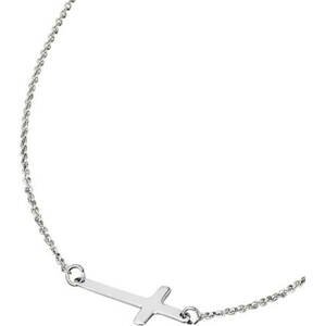 Lotus Silver Designový stříbrný náhrdelník s křížkem pro ženy LP1223-1/2