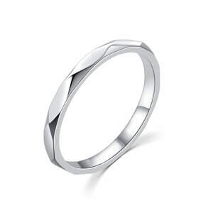 MOISS Minimalistický stříbrný prsten R00019 50 mm