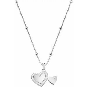 Morellato Romantický náhrdelník se dvěma srdíčky Love SOR18