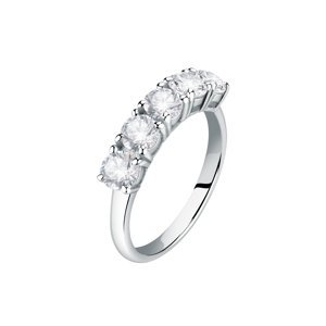 Morellato Moderní stříbrný prsten s čirými zirkony Scintille SAQF141 52 mm