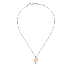 Morellato Půvabný ocelový bicolor náhrdelník pro štěstí Maia SAUY05