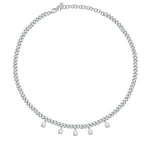 Morellato Luxusní ocelový náhrdelník s krystaly Poetica SAUZ05