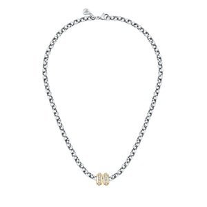 Morellato Luxusní ocelový bicolor náhrdelník Drops SCZ1262
