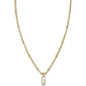 Rosefield Pozlacený ocelový náhrdelník s krystalem Swarovski Toccombo JTNBG-J441
