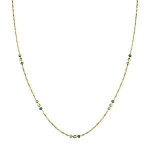 Rosefield Jemný pozlacený náhrdelník Emerald JNEDG-J719