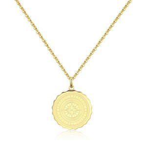 S`Agapõ Ocelový náhrdelník Freedom Coin SKY06