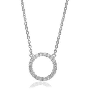 Sif Jakobs Okouzlující stříbrný náhrdelník s kubickými zirkony Biella SJ-C338(1)-CZ