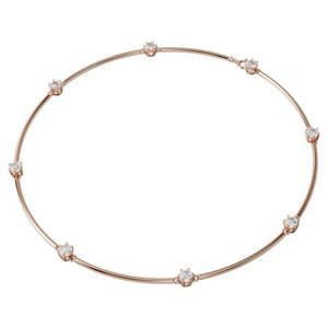 Swarovski Elegantní bronzový náhrdelník s krystaly Constella 5609710