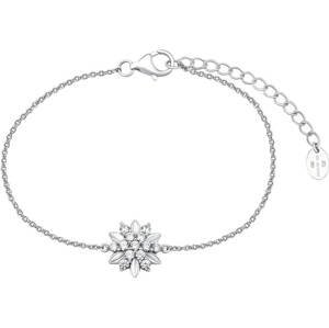 Silvego Stříbrný náramek ALIVIA s krystaly Swarovski MWB10959AA