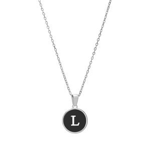 Troli Originální ocelový náhrdelník s písmenem L
